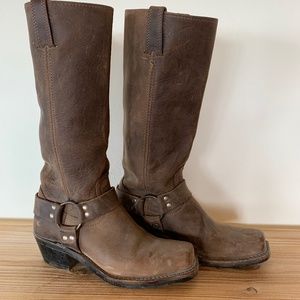 Frye Harness Boots 8
